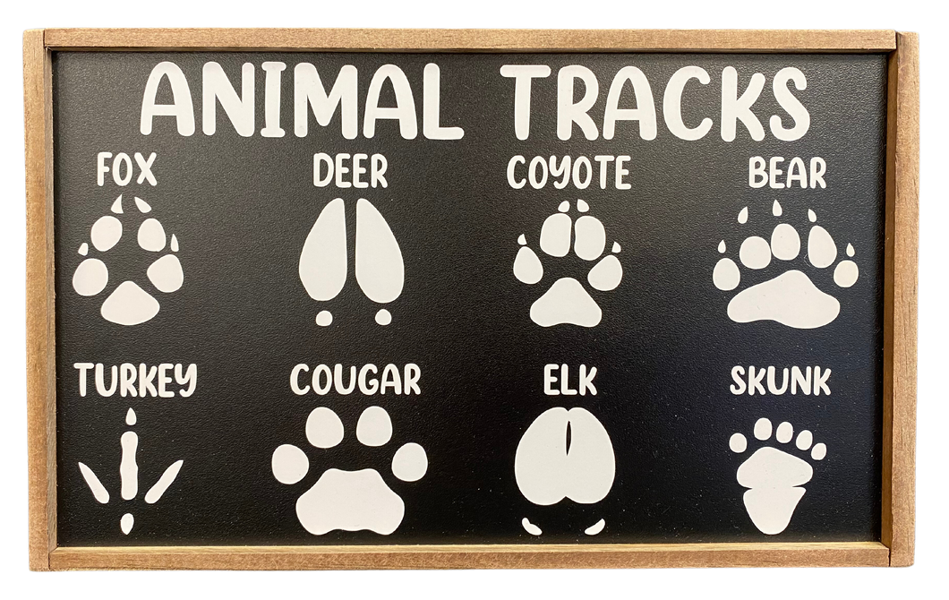 Animal Tracks Sign