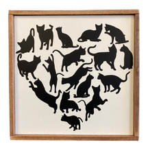 Load image into Gallery viewer, Cat Heart Sign
