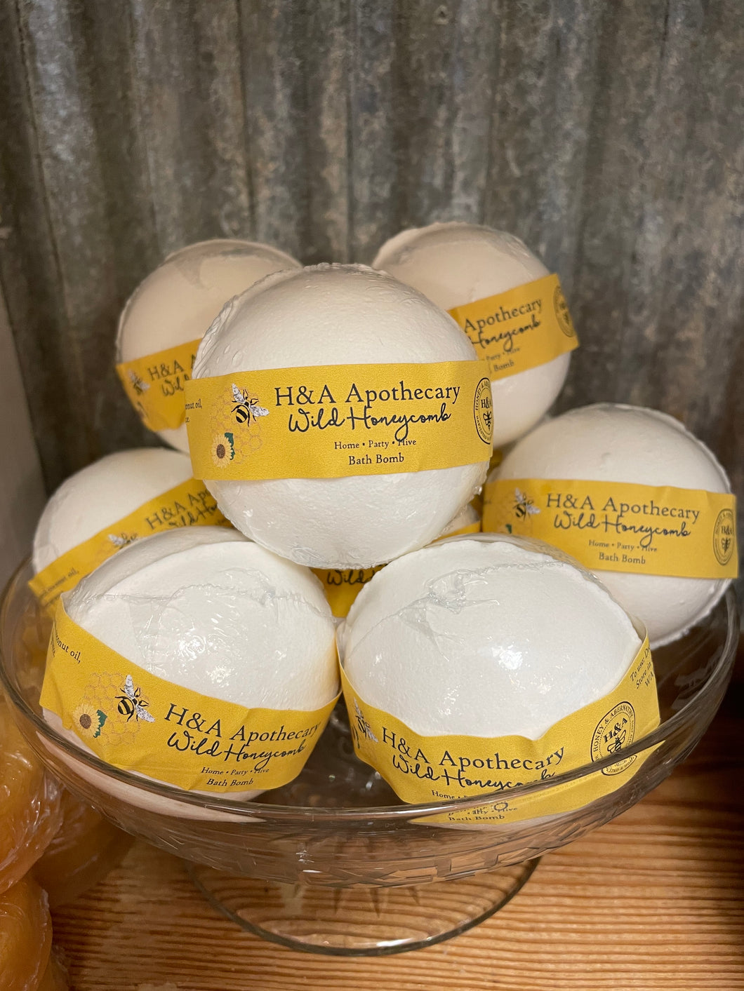 H&A Apothecary Wild Honeycomb Bath Bomb