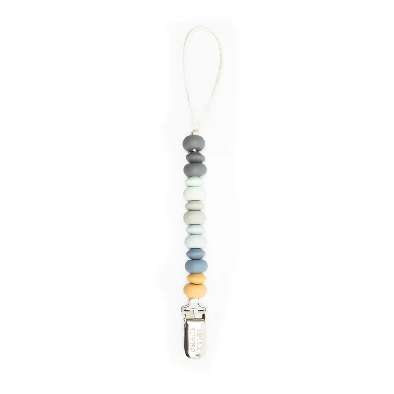 Soft Multicolored Pacifier Clip