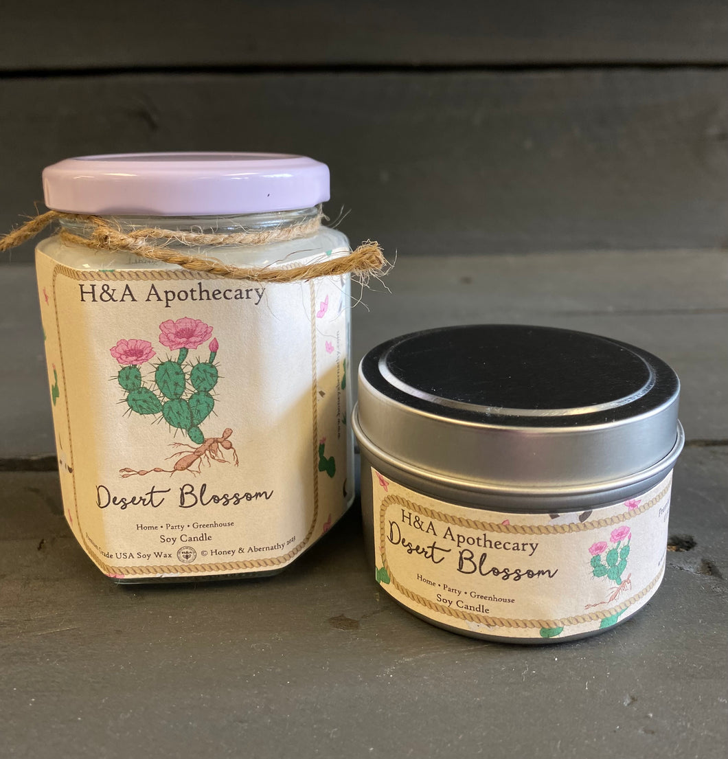 H&A Apothecary Desert Blossom Soy Candle