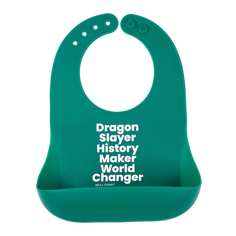 Dragon Slayer Silicone Bib