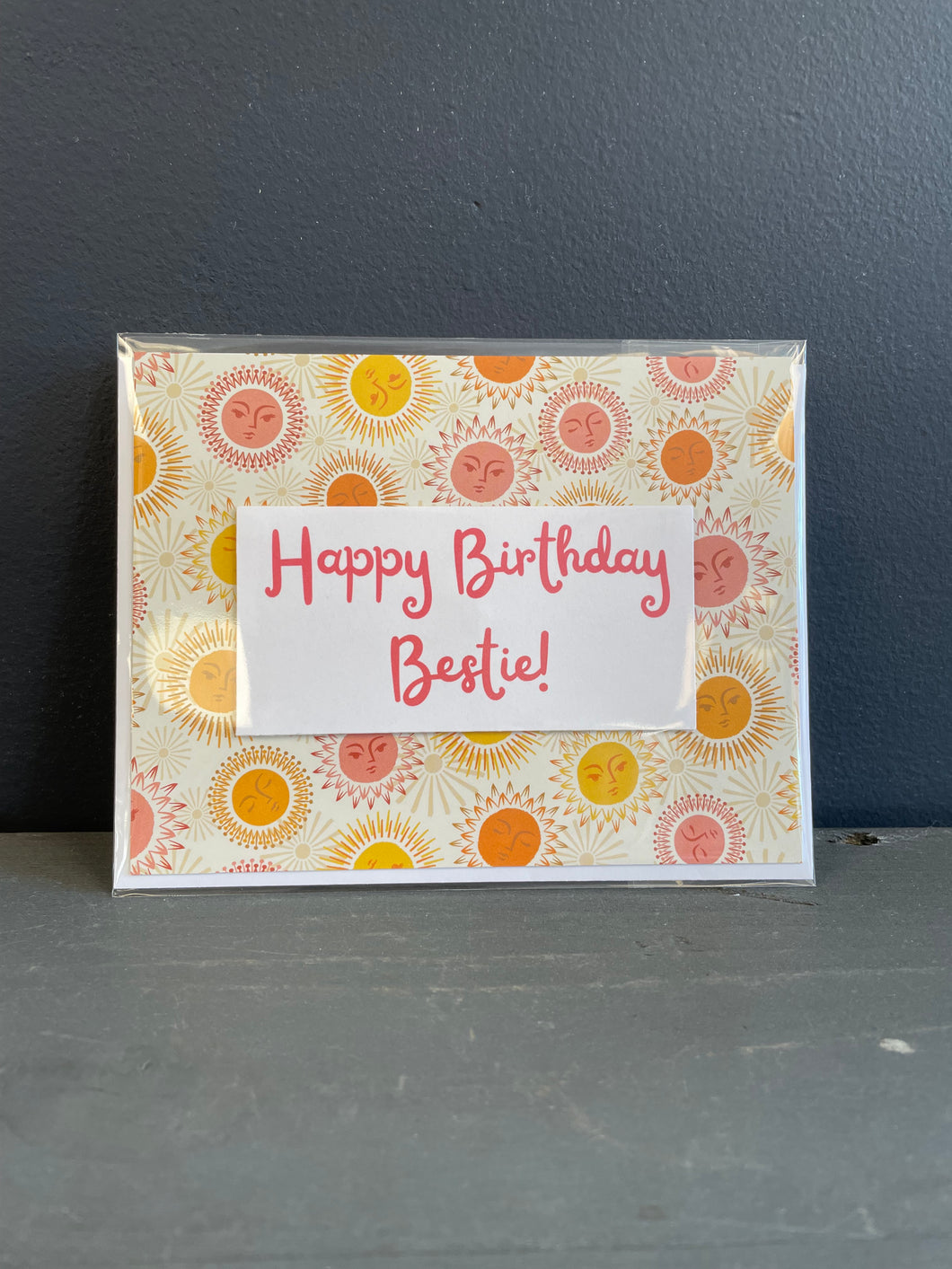 Sunny Happy Birthday Bestie Card