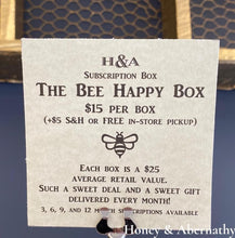 Load image into Gallery viewer, Bee Happy Box Subscription
