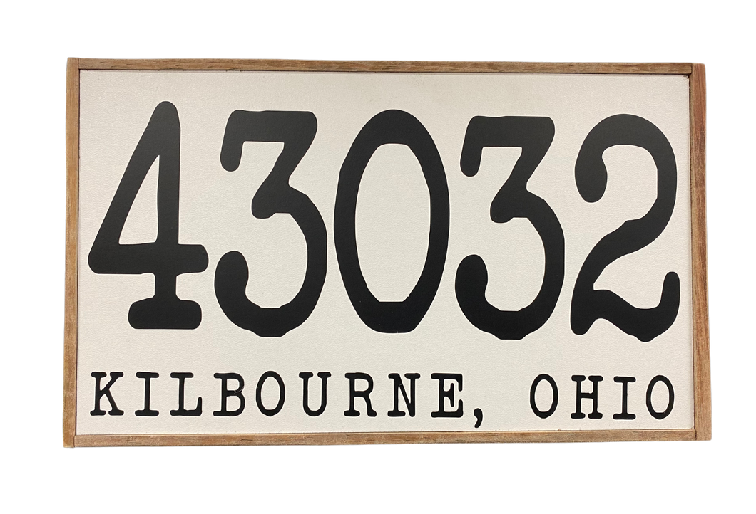 43032 Kilbourne, Ohio Sign