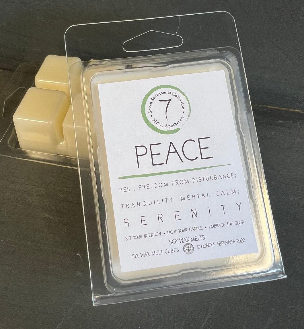 H&A Apothecary Seven Sentiments Collection - Peace Wax Melt