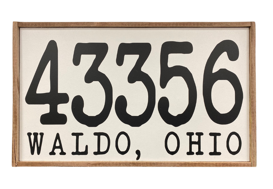 43356 Waldo, Ohio Sign