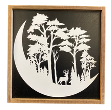 Load image into Gallery viewer, Woodland Moon Sign
