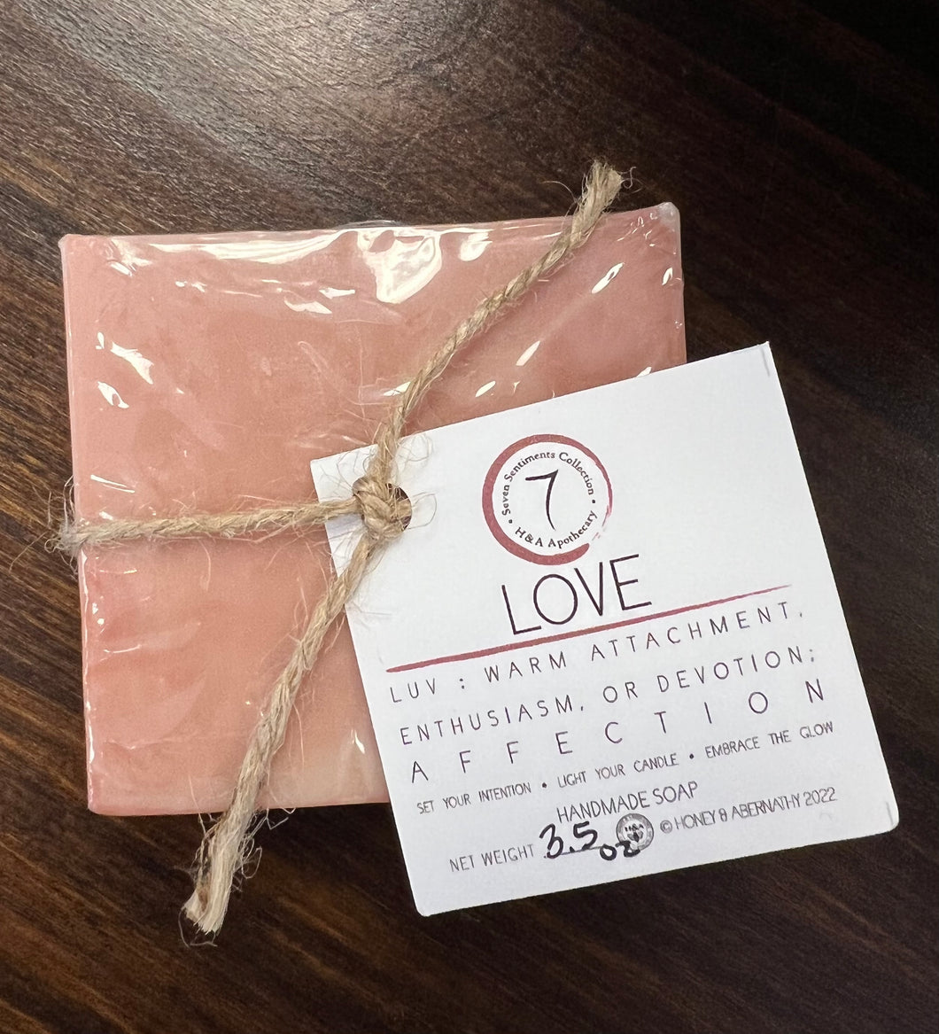 H&A Apothecary Seven Sentiments Collection - Love Soap