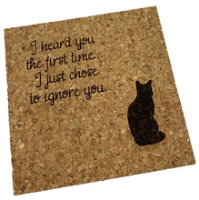 Load image into Gallery viewer, Cat Cork Coaster
