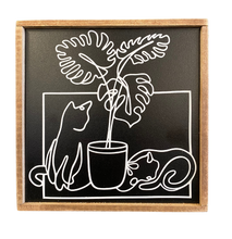 Load image into Gallery viewer, Cats &amp; Plants Sign
