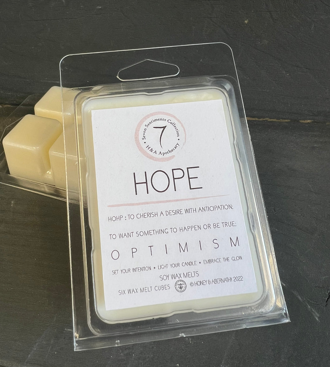 H&A Apothecary Seven Sentiments Collection - Hope Wax Melt