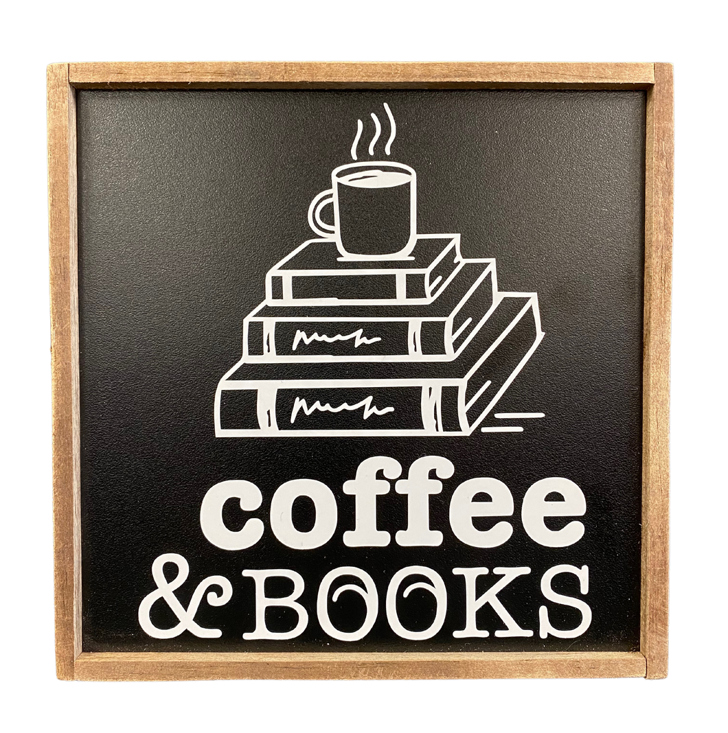 Coffee & Books Sign