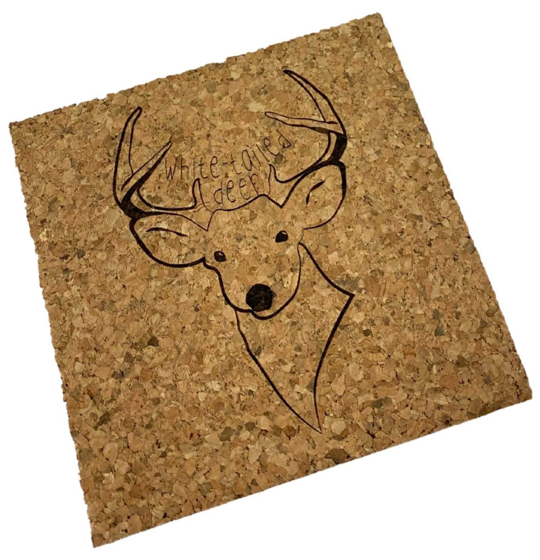 Deer Cork Coaster