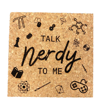 Load image into Gallery viewer, Talk Nerdy To Me Coaster
