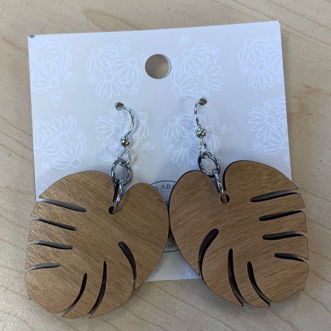 Palm Wood Earrings