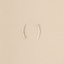 Load image into Gallery viewer, Comet Curve Earrings - Sterling Silver
