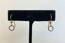 Load image into Gallery viewer, Gold Hex Earrings
