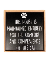 Load image into Gallery viewer, This House is Maintained... Cat Sign

