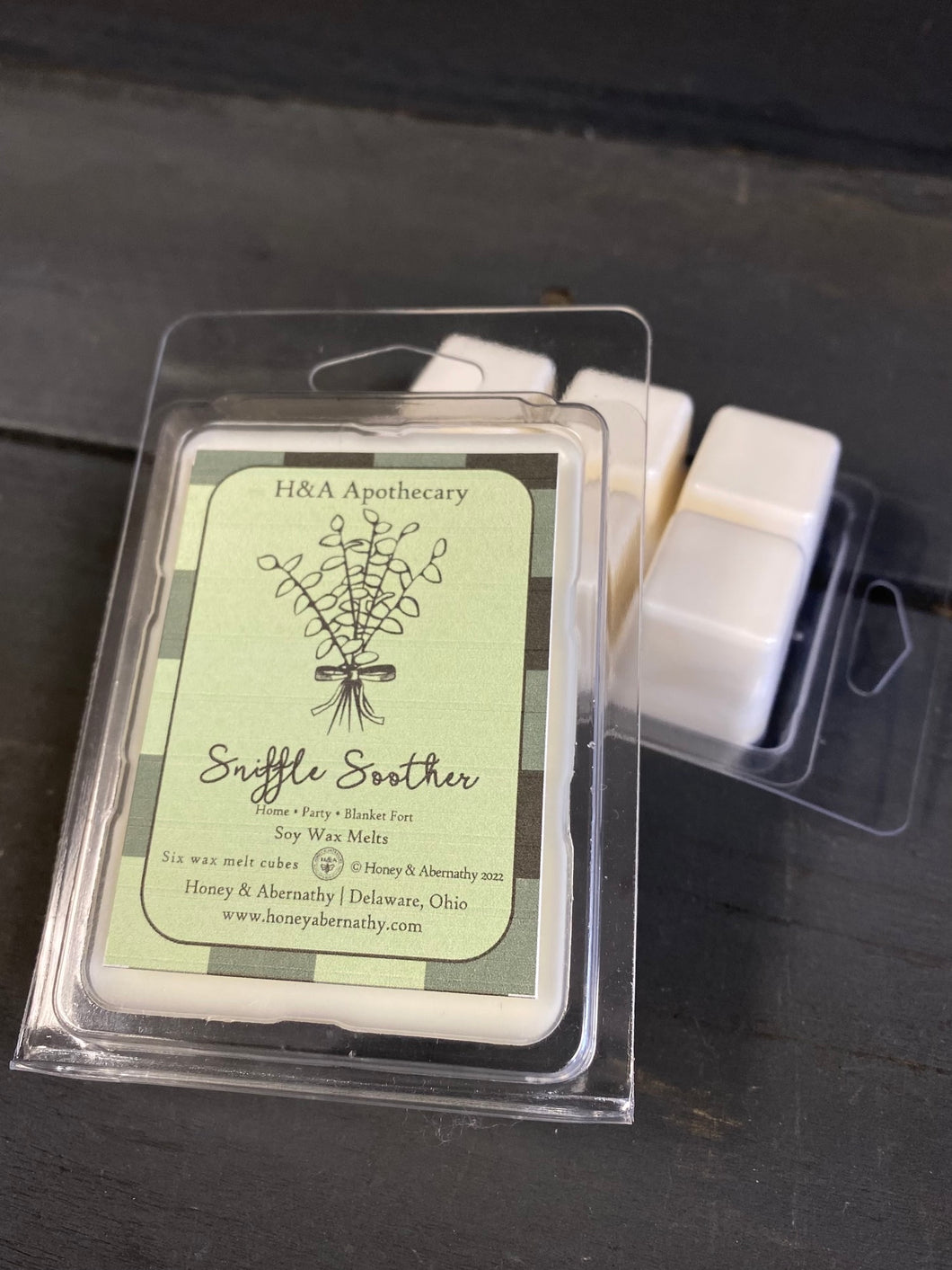 H&A Apothecary Sniffle Soother Soy Wax Melt