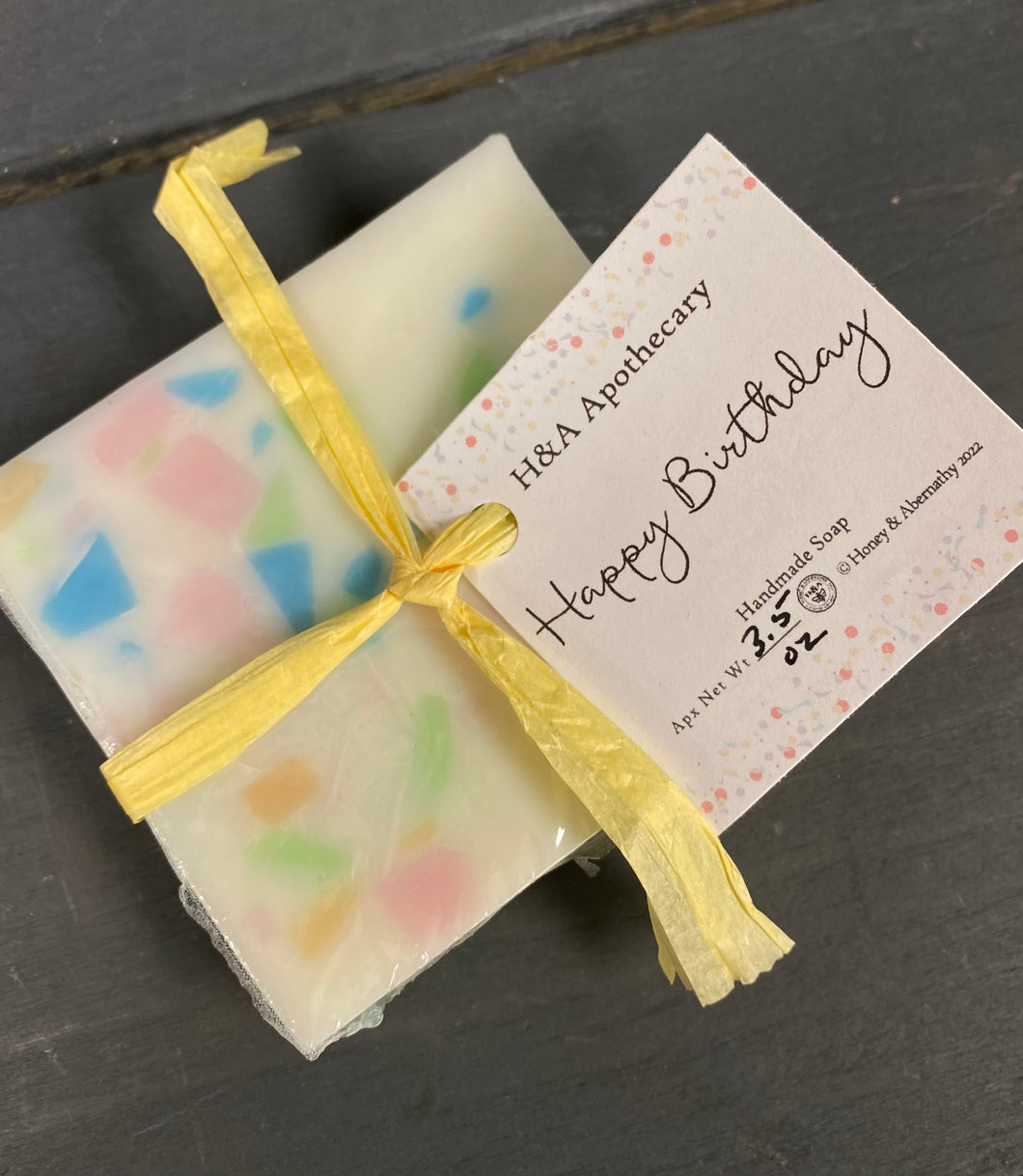 H&A Apothecary Happy Birthday Soap