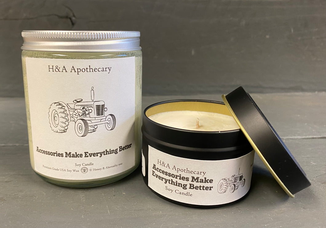 H&A Apothecary Accessories Make Everything Better Soy Candle