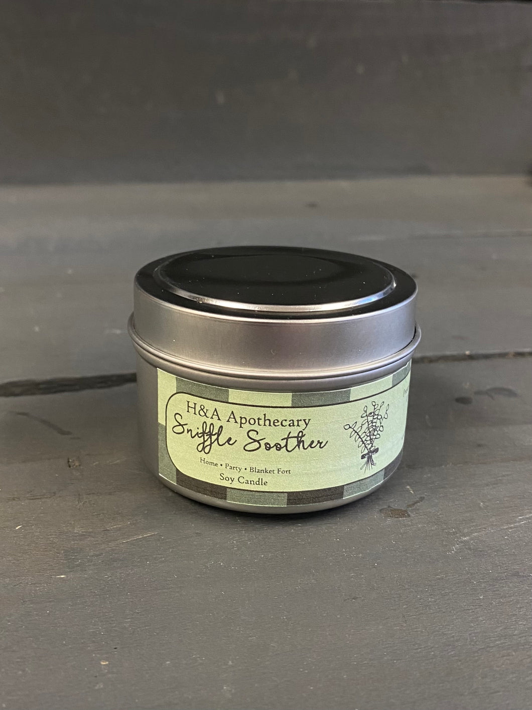 H&A Apothecary Sniffle Soother Soy Candle
