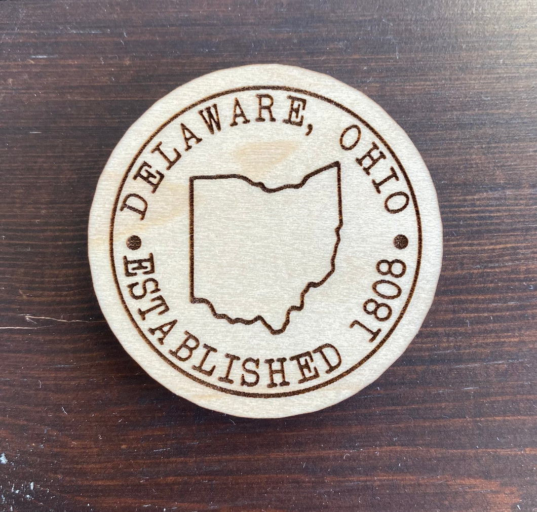 Delaware, Ohio Stamp Magnet