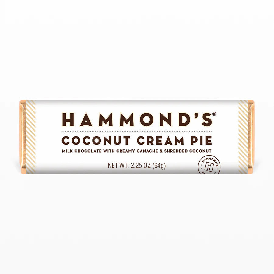 Coconut Cream Pie Hammond's Chocolate Bar