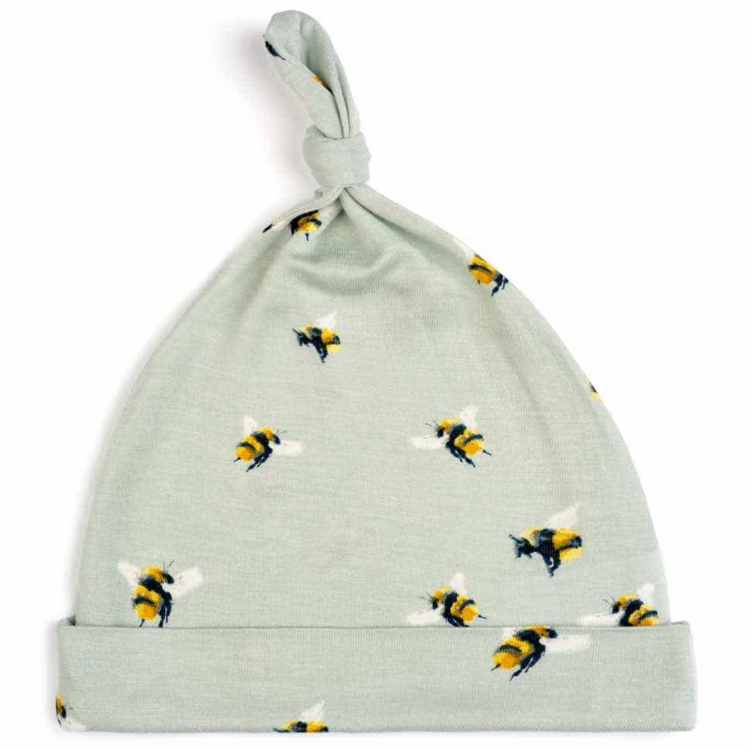 Bumblebee Bamboo Knotted Beanie Hat