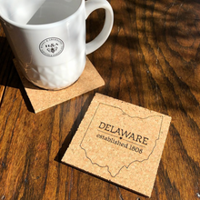 Load image into Gallery viewer, Bees Love Kindness Cork Coaster
