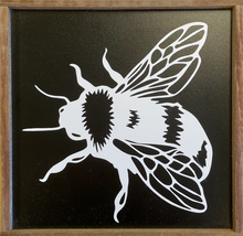 Load image into Gallery viewer, Sideways Bee Sign
