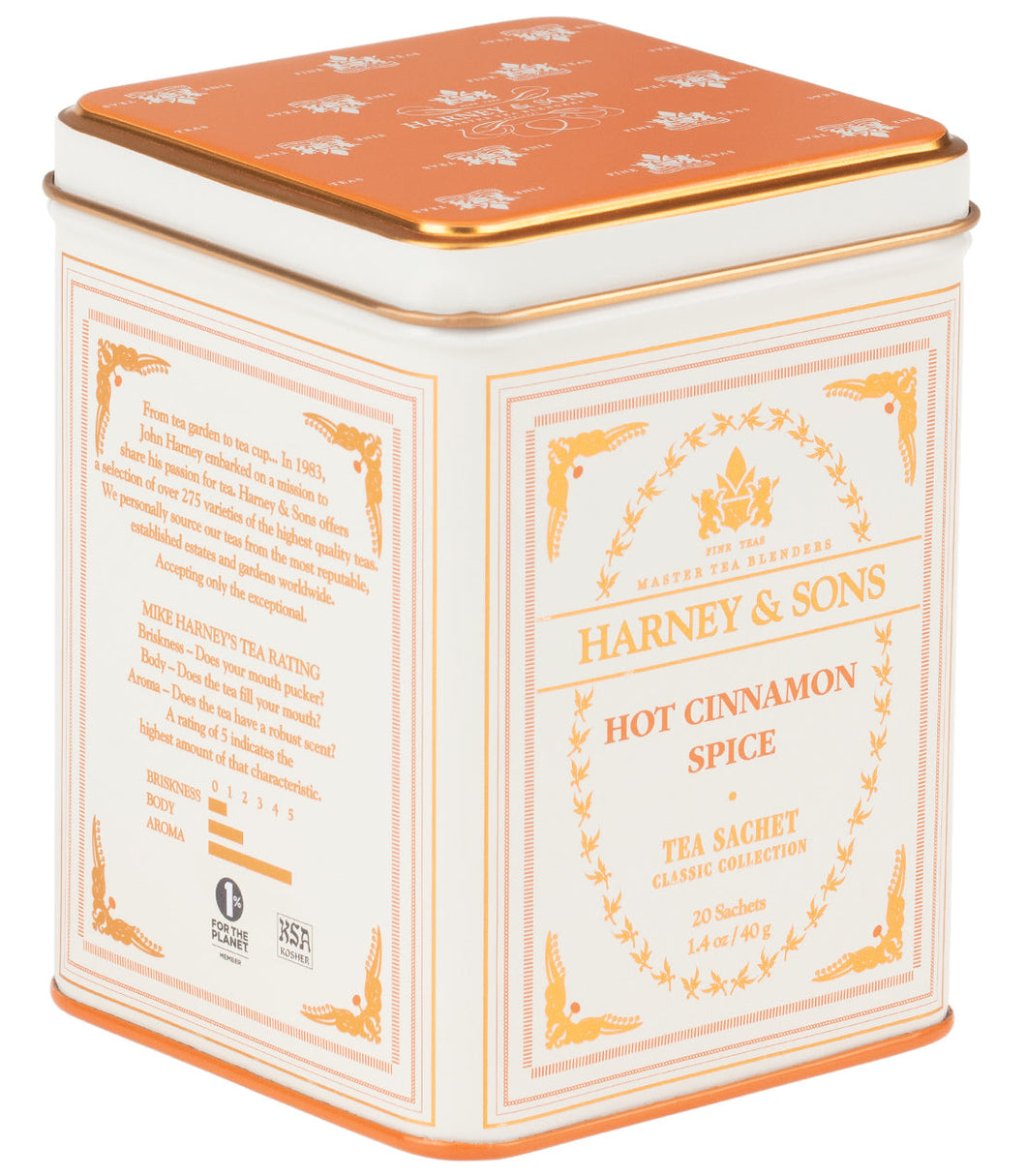 Harney & Sons Classic Hot Cinnamon Spice Tea Sachets