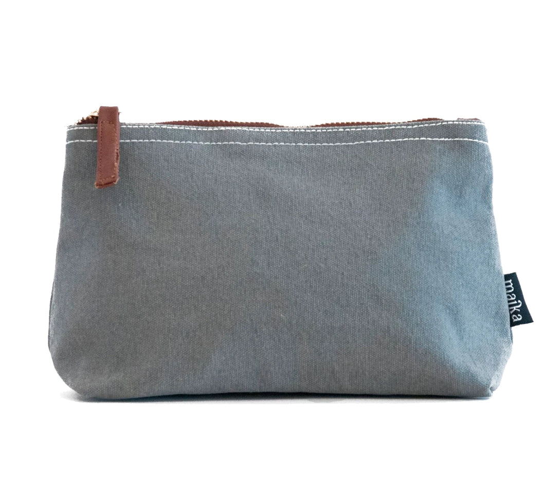 Travel Pouch - Waxed Ash